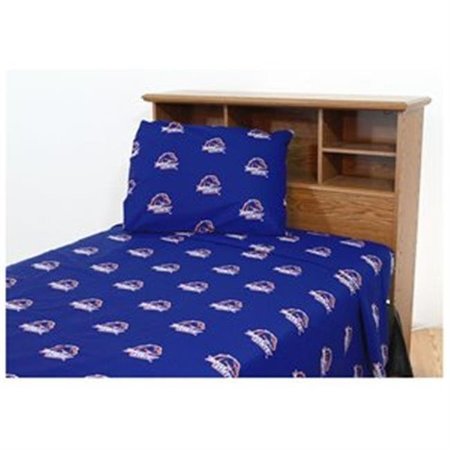 COLLEGE COVERS College Covers BOISSKG Boise State Printed Sheet Set King - Solid BOISSKG